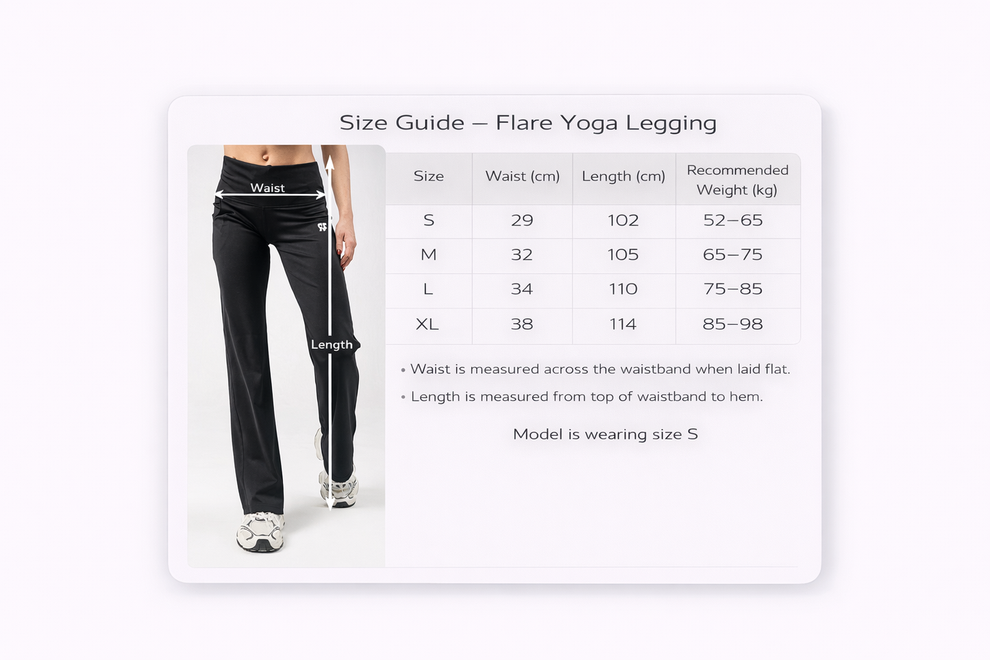 Black Flare Yoga Leggings