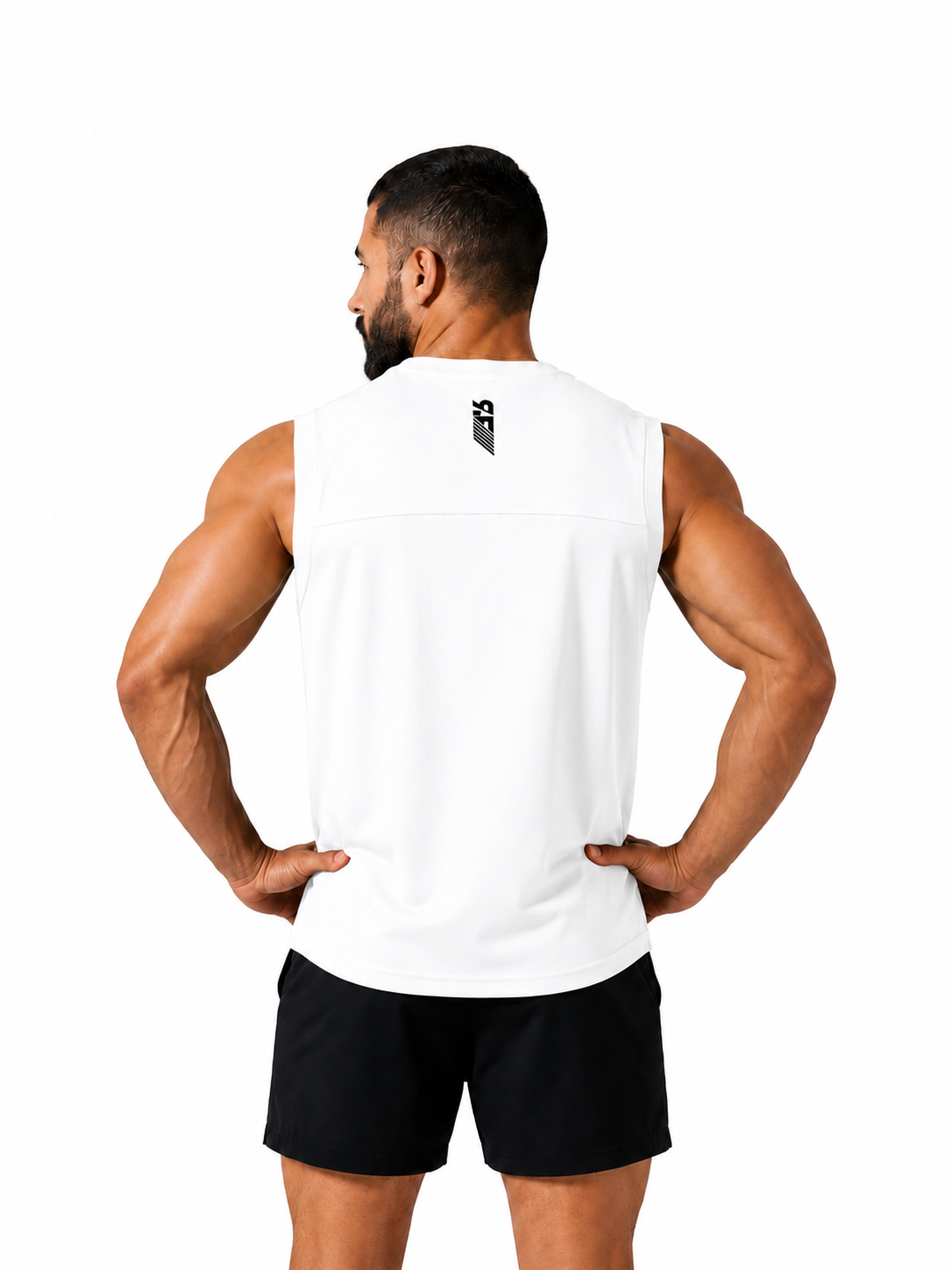 White Essential cotton Tank Top