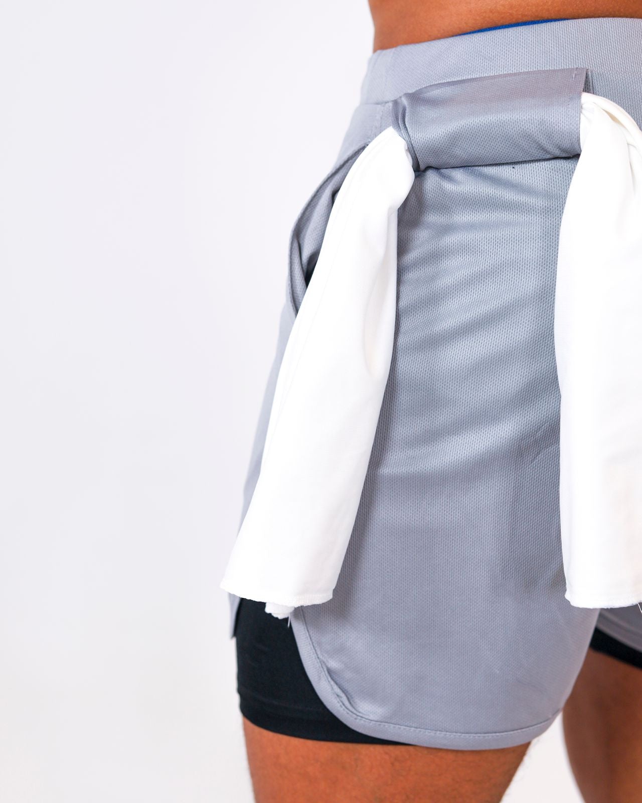 Grey 2 IN 1 Short
