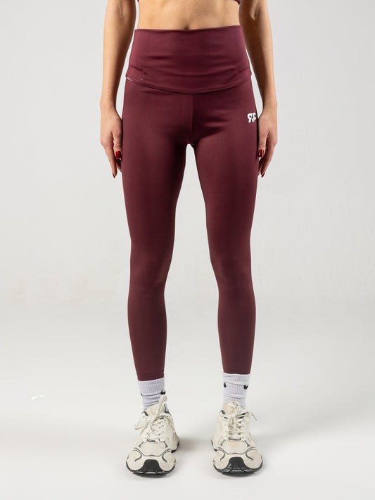 Burgundy Essential Leggings