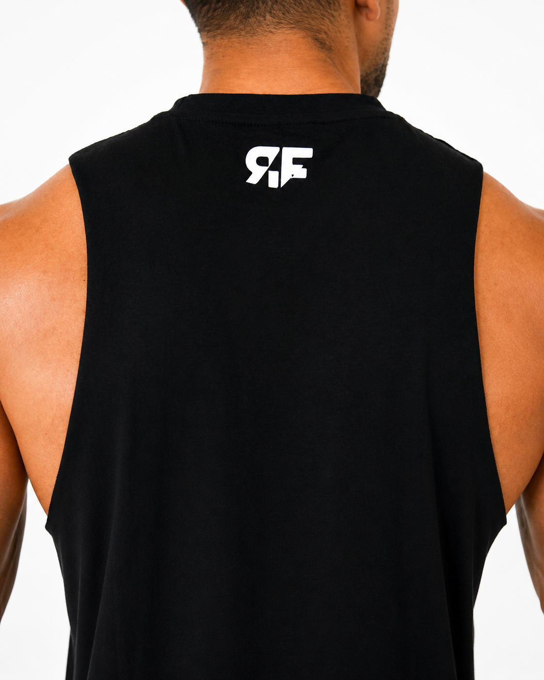 Men Essentials Cotton Black Tank Top