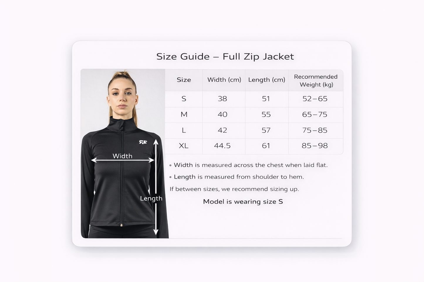 Black Full Zip Jacket