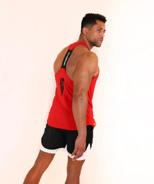 Red Racerback Tank