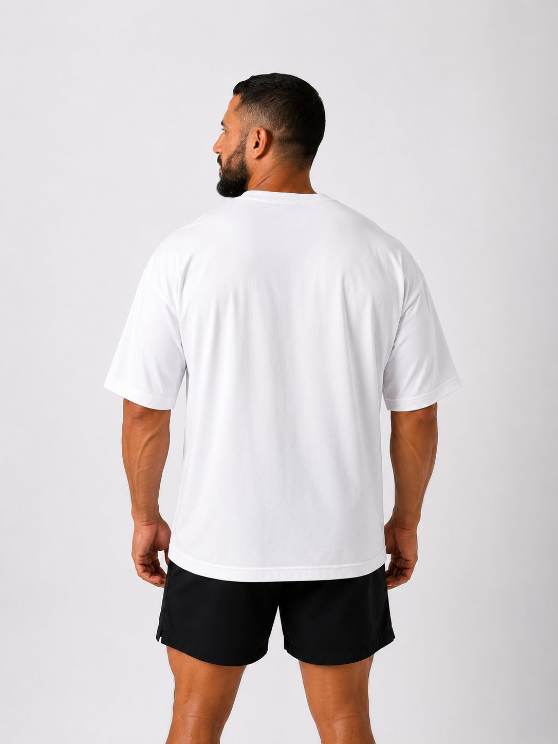 White Oversized Essential Training cotton Tee