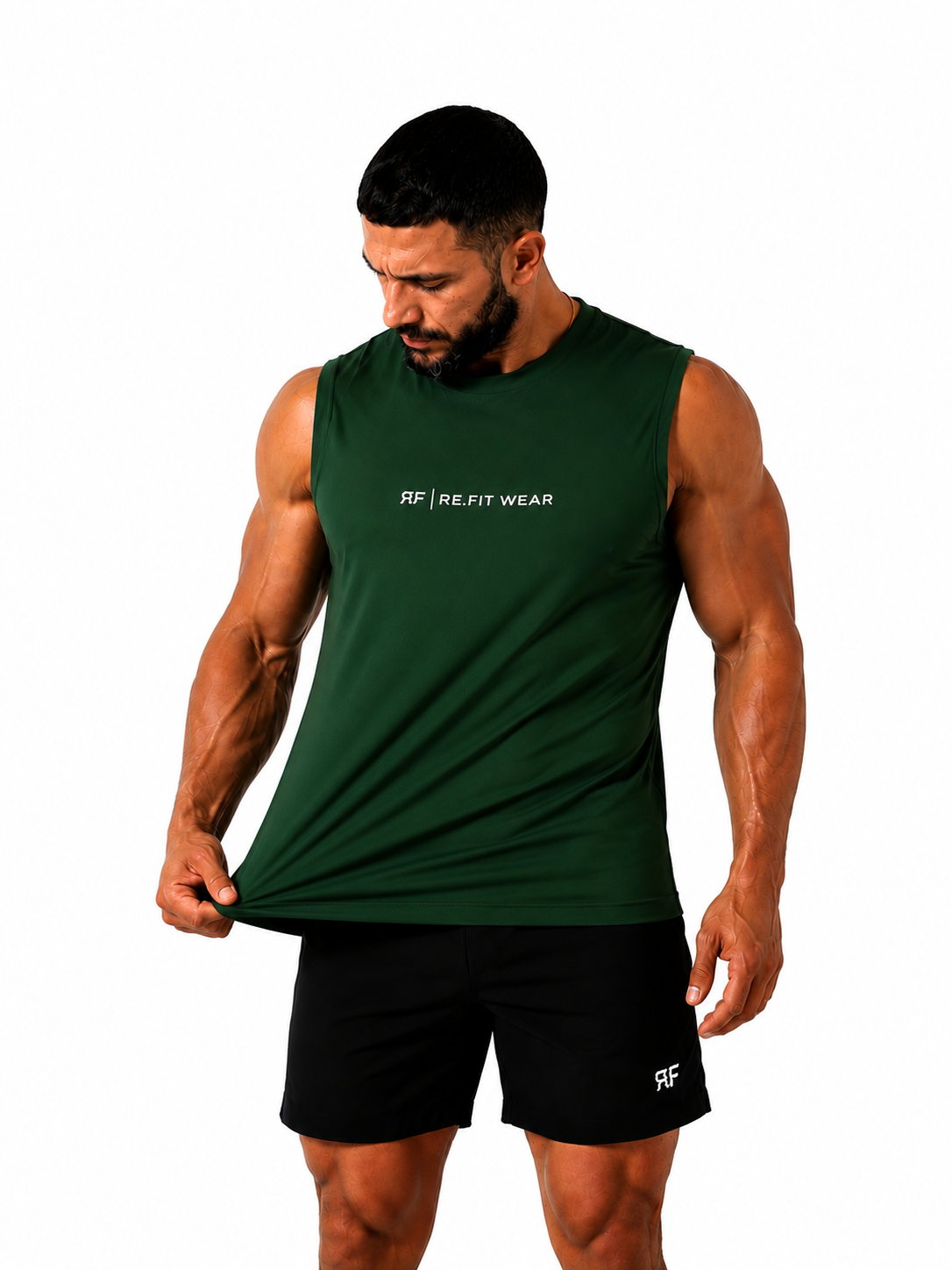 Dark green Essential Tank Top