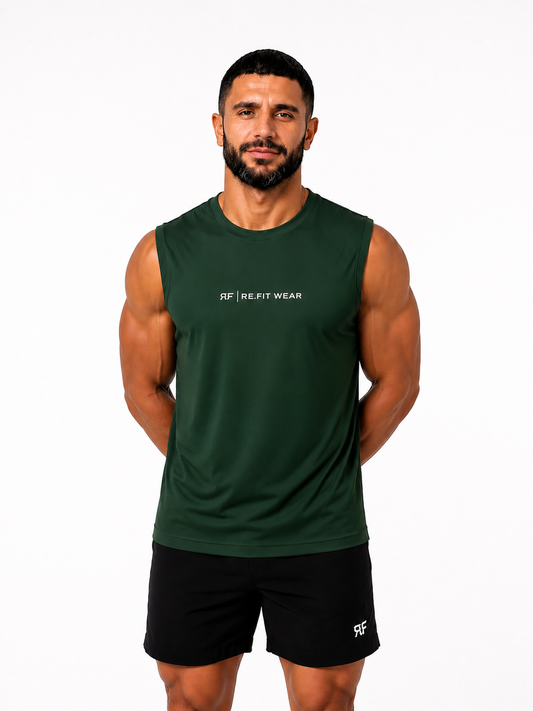 Dark green Essential Tank Top