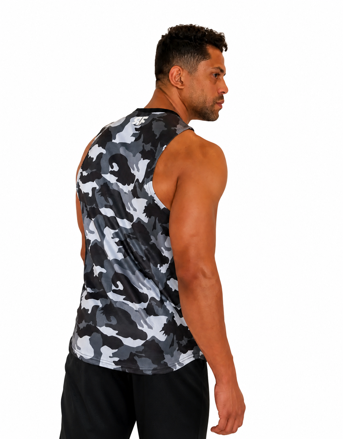 Men Essentials Camo Tank Top